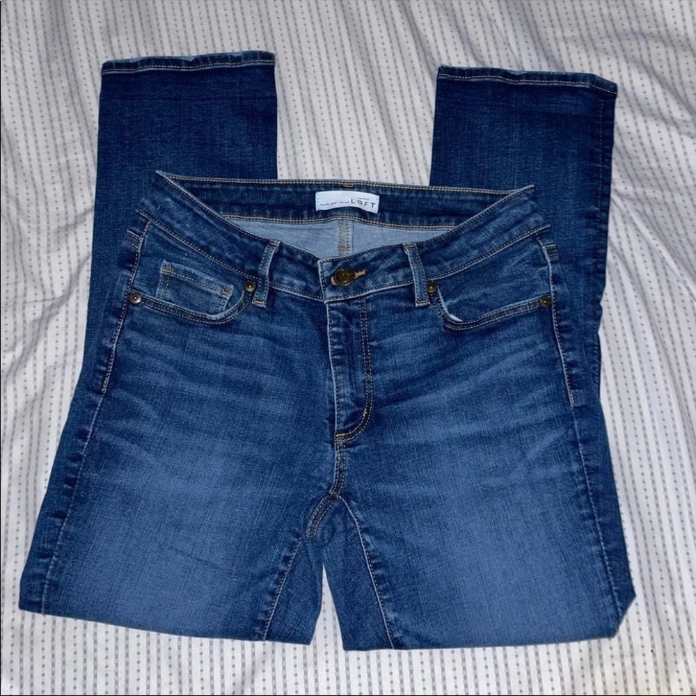 Ann Taylor LOFT straight leg jeans (26)